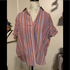 Madewell Multicolor Striped Top